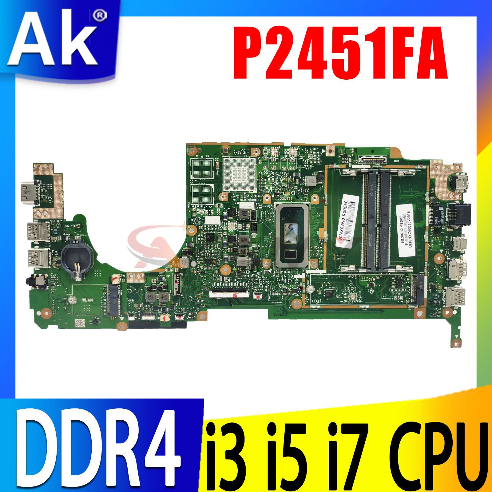 Intel Cpu Core I7 - Scheda Madre P2451FA per ASUS ExpertBook