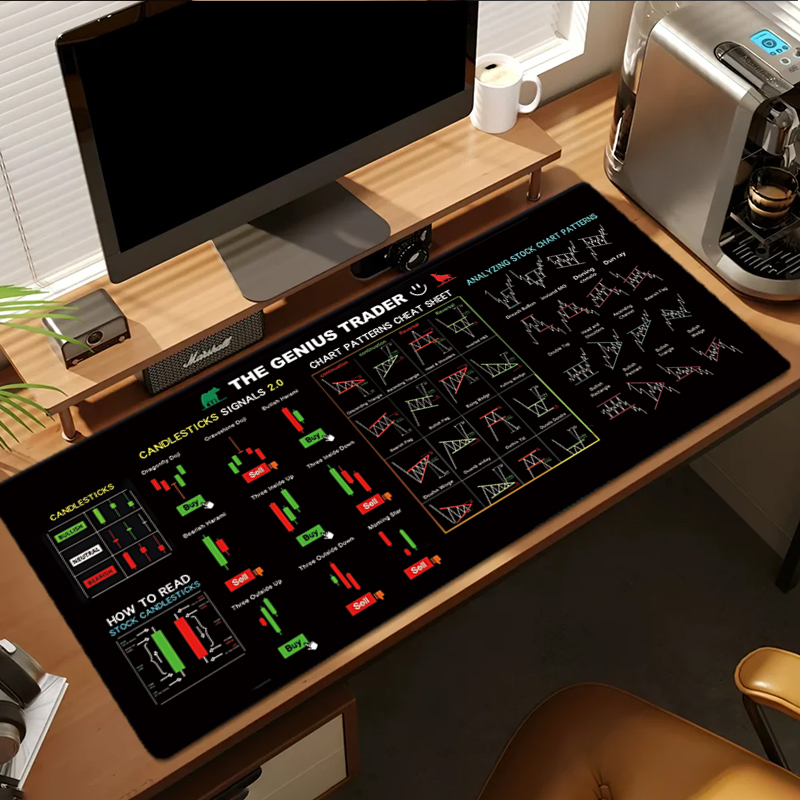 EXCO Stock Market Trader Tappe - Esports Gaming Desk recensione e prezzo