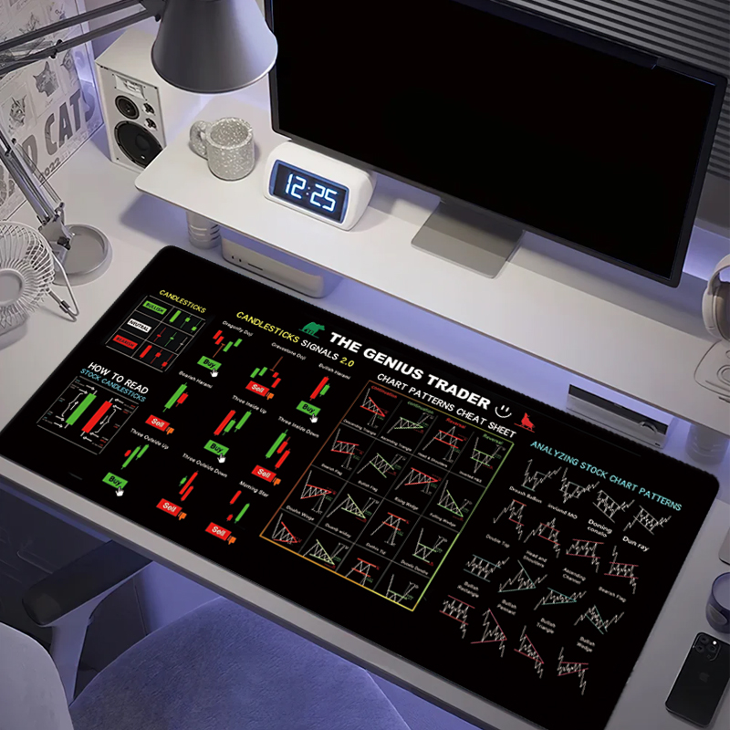 EXCO Stock Market Trader Tappe - Esports Gaming Desk recensione e prezzo
