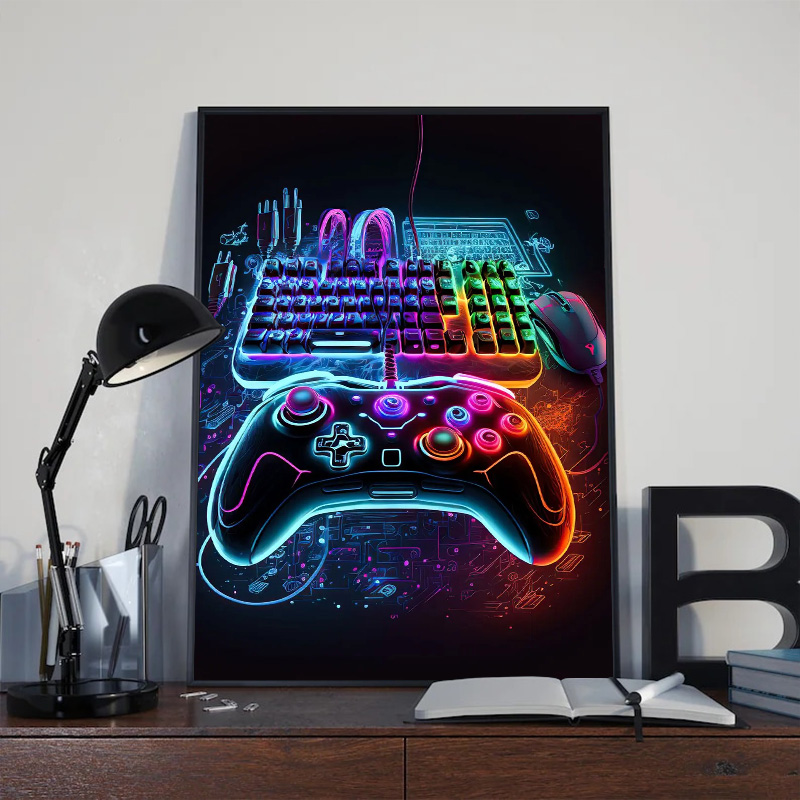 Poster da Parete Moderno Neon  - Esports Gaming Houses recensione e prezzo