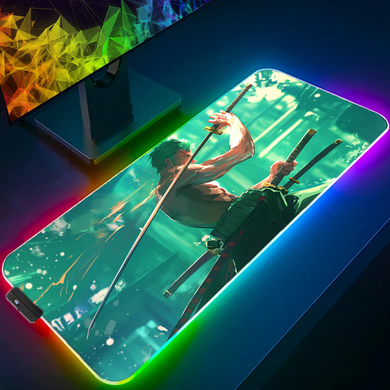 ONE PIECE Zoro Mouse Pad RGB A - Esports Gaming Desk recensione e prezzo