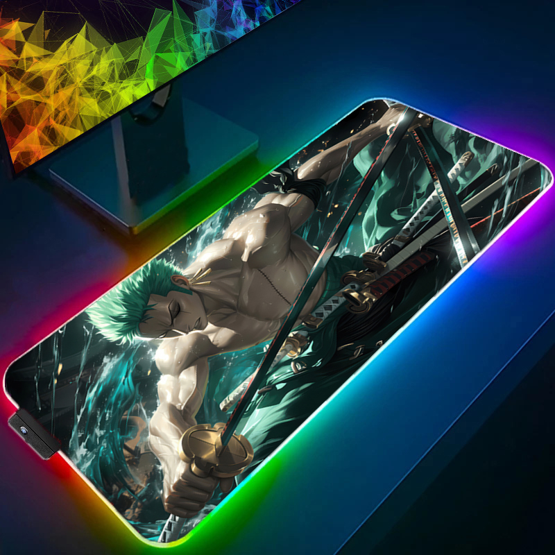 ONE PIECE Zoro Mouse Pad RGB A - Esports Gaming Desk recensione e prezzo
